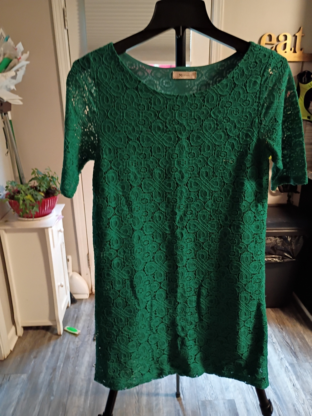Everly Emerald Green Lace Dress